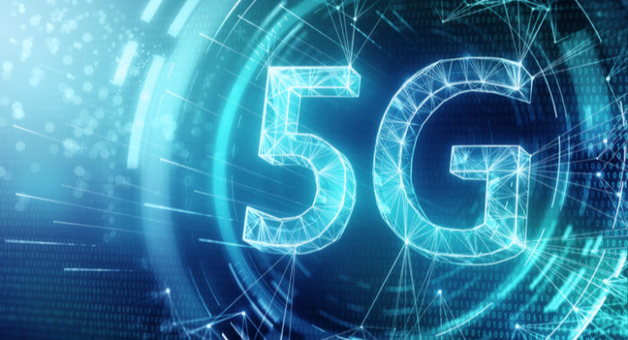 5G in bright blue letters