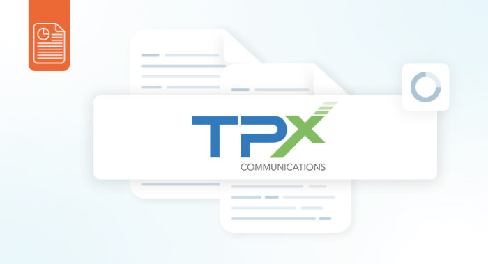 thumbnail of case study of tpx communications automating sd-wan management with itential