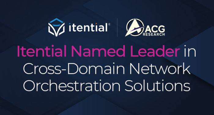 Itential named leader in cross-domain network orchestration solutions