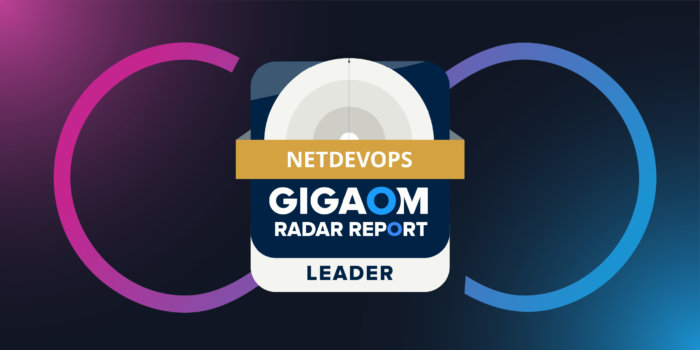 GigaOm Radar Report NetDevOps Leader