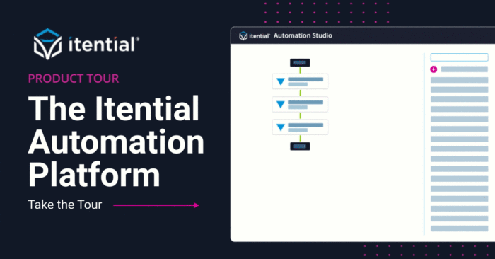 Product Tour: The Itential Automation Platform Take the tour