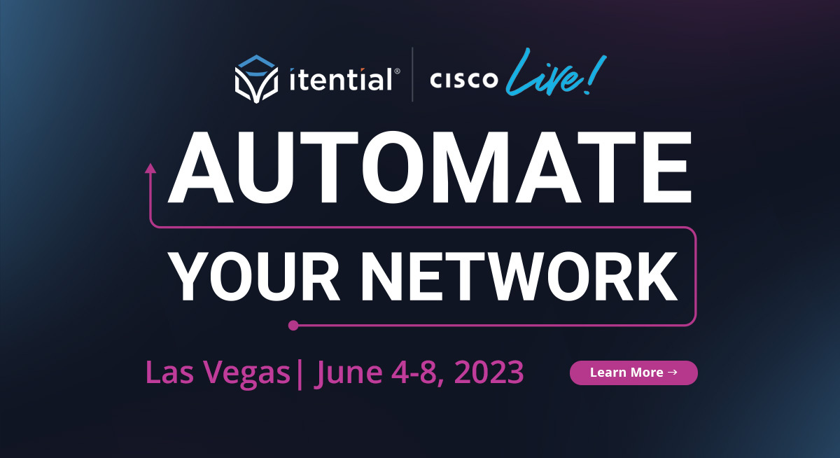 Join Itential at Cisco Live US 2023