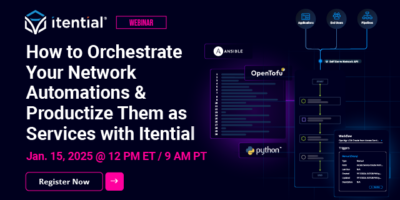 How to Orchestrate & Productize Network Automations as Services