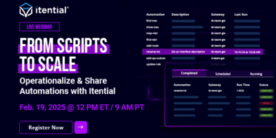 From Scripts to Scale: Operationalize & Share Automations with Itential